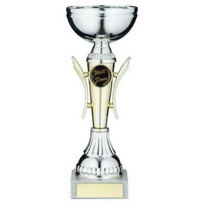 Picture of Silver~gold Winged Trophy Cup (1in Cen)
