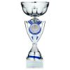 Picture of Silver|blue Shield Trophy Cup (2in Cen) - 13in