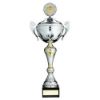 Picture of Silv|gold Trophy Cup With Handles And Lid (2in Centre) - 14in
