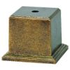 Picture of Bronze Plastic Base (55mm Sq On Top) - 2.5in