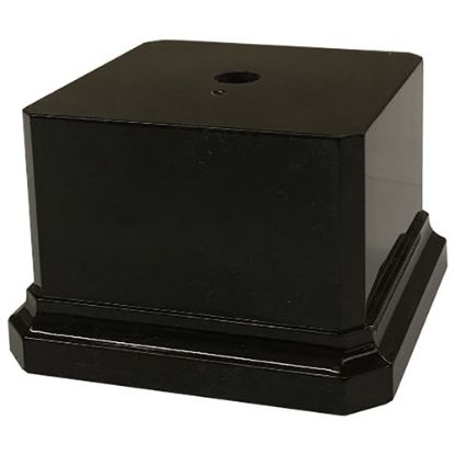 Picture of Black Plastic Square Base