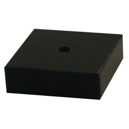 Picture of Black Marble Square (1 Hole C~s) 2 X 2 X 0.75in