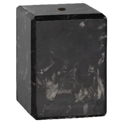 Picture of Black Marble Block (1 Hole C~s) 2 X 2 X 3in