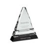 Picture of Clear Glass Pyramid On Black Base - 7.75in