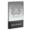 Picture of Clear Glass Plaque On Black Base (30mm Thick) - 9in