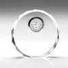 Picture of Clear Glass Round Clock (20mm Thick) - 4.5in