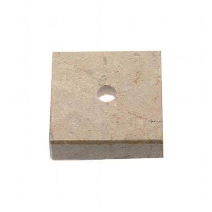 Picture of Cream Marble Square (1 Hole C~s) 2 X 2 X 0.75in