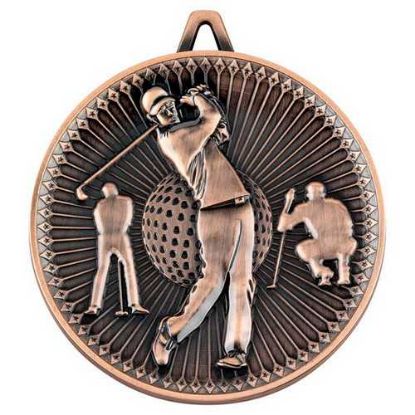 Picture of Golf Deluxe Medal Bronze