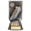 Picture of Gunmetal Grey|gold Filled Plastic Football Boot On Net (1in Cen) - 8in