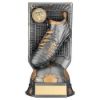 Picture of Gunmetal Grey|gold Filled Plastic Football Boot On Net (1in Cen) - 8in