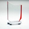 Picture of Clear|red Glass Plaque (10mm Thick) - 8.5in