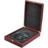 Picture of Jade Glass Diamond In Quality Wood Box (19mm Thick) - 12in