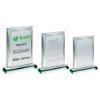 Picture of Jade Glass Chunky Rectangle Plaque (19mm Thick) - 9in