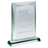 Picture of Jade Glass Chunky Rectangle Plaque (19mm Thick) - 9in