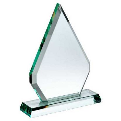 Picture of Jade Glass Chunky Diamond Plaque (19mm Thick)