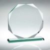 Picture of Jade Glass Octagon In Quality Wood Gift Box  (19mm Thick) - 10in