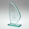 Picture of Jade Glass Sail Plaque (10mm Thick) - 7.5in
