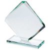 Picture of Jade Glass Standard Diamond Plaque (10mm Thick) - 7in