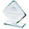 Picture of Jade Glass Standard Diamond Plaque (10mm Thick) - 7in