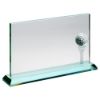 Picture of Xxx Jade Glass Rectangle With Golf Ball And Frosted Tee (10mm Thick) - 5 X 8in