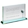Picture of Xxx Jade Glass Rectangle With Golf Ball And Frosted Tee (10mm Thick) - 5 X 8in
