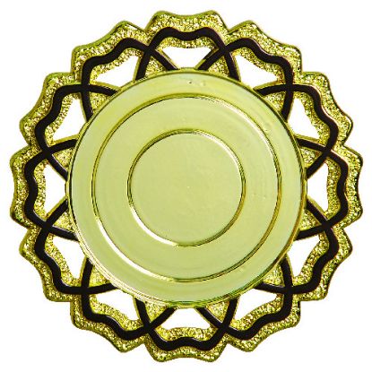 Picture of Gold~black Plastic Petal Trim (2in Cen)