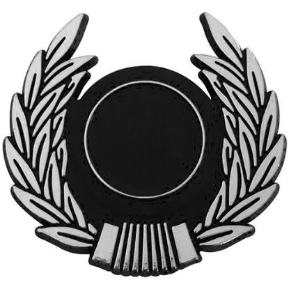 Picture of Plastic Classic Wreath Trim (1in Centre) Silv - 2.5in