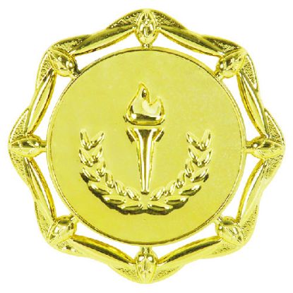 Picture of Gold Plastic Leaf Trim (1in Centre)