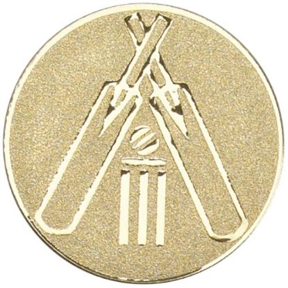 Picture of Metal Cricket Centre 50mm Gold