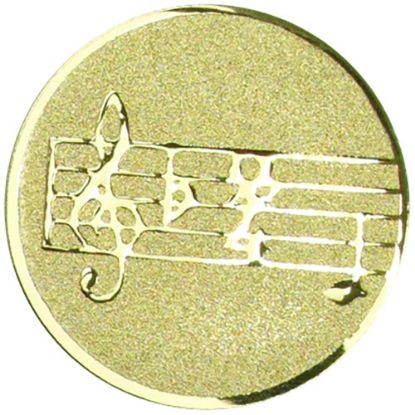 Picture of Metal Music Centre 50mm Gold