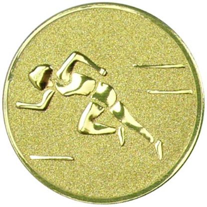 Picture of Metal Female Track Centre 50mm Gold