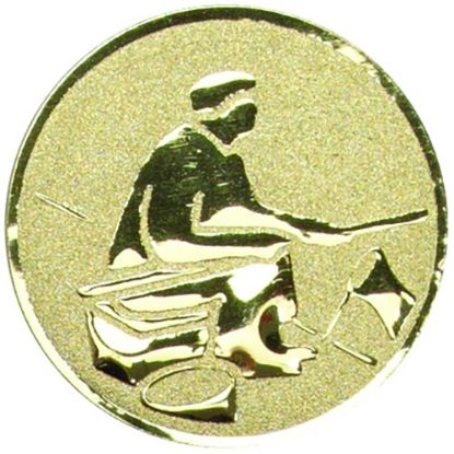 Picture of Metal Fishing Centre 50mm Gold