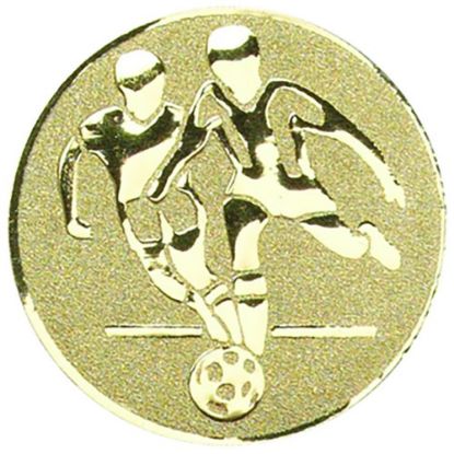 Picture of Metal Double Football Centre 50mm Gold