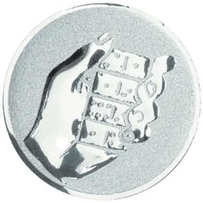 Picture of Metal Domino Centre 50mm Silver