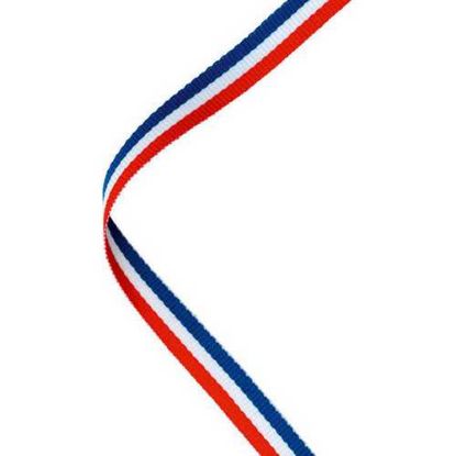 Picture of Narrow Medal Ribbon Red~white~blue