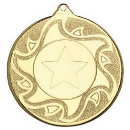 Picture of Sunshine Medal (1in Centre) Gold