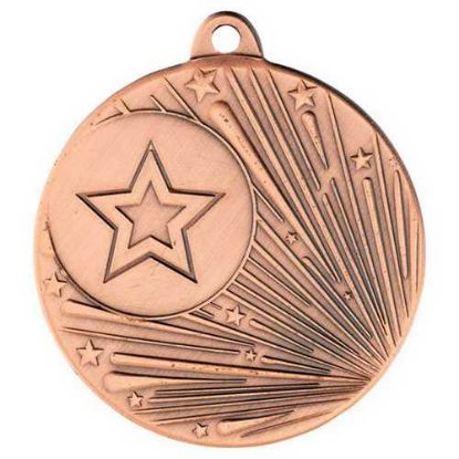 Picture of Shooting Star Medal (1in Centre) Bronze