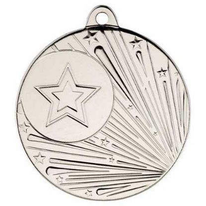 Picture of Shooting Star Medal (1in Centre) Silver