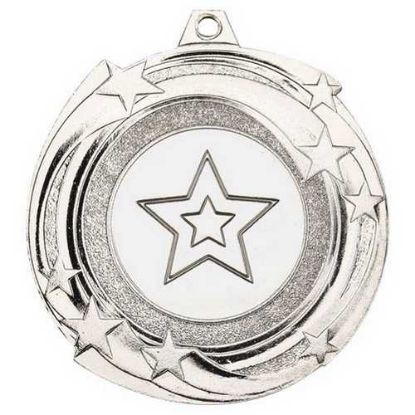 Picture of Star Cyclone Medal (1in Centre) Silver