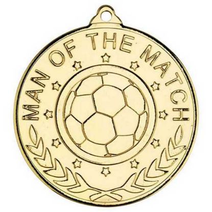 Picture of Football Man Of The Match Medal (1in Centre)