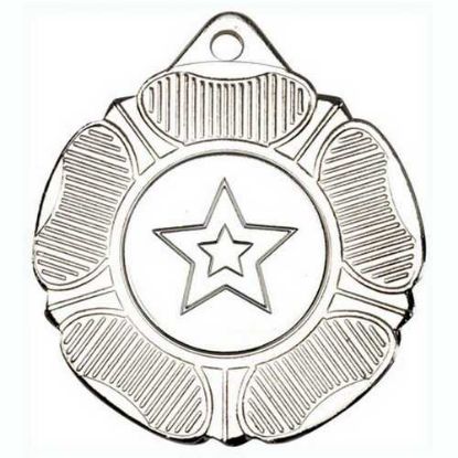 Picture of Tudor Rose Medal (1in Centre) Silver