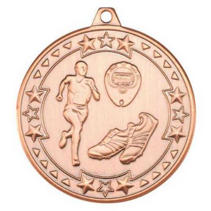 Picture of Running Tri Star Medal Bronze