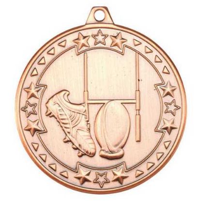 Picture of Rugby Tri Star Medal Bronze