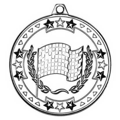 Picture of Motor Sport Tri Star Medal Silver