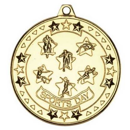 Picture of Sports Day Tri Star Medal Gold