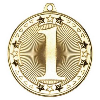 Picture of Tri Star Medal 1st Gold