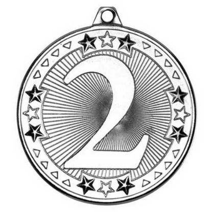 Picture of Tri Star Medal 2nd Silver
