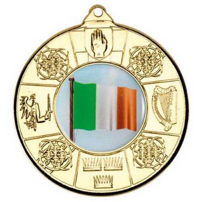 Picture of Four Provinces Medal (1in Centre) Gold