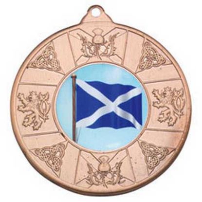Picture of Scotland Medal (1in Centre) Bronze