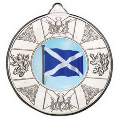 Picture of Scotland Medal (1in Centre) Silver